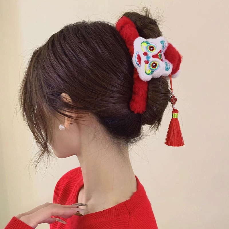 1pc Lion Dance Tassel New Year - Travel Accessories Aesthetic 评论和价格