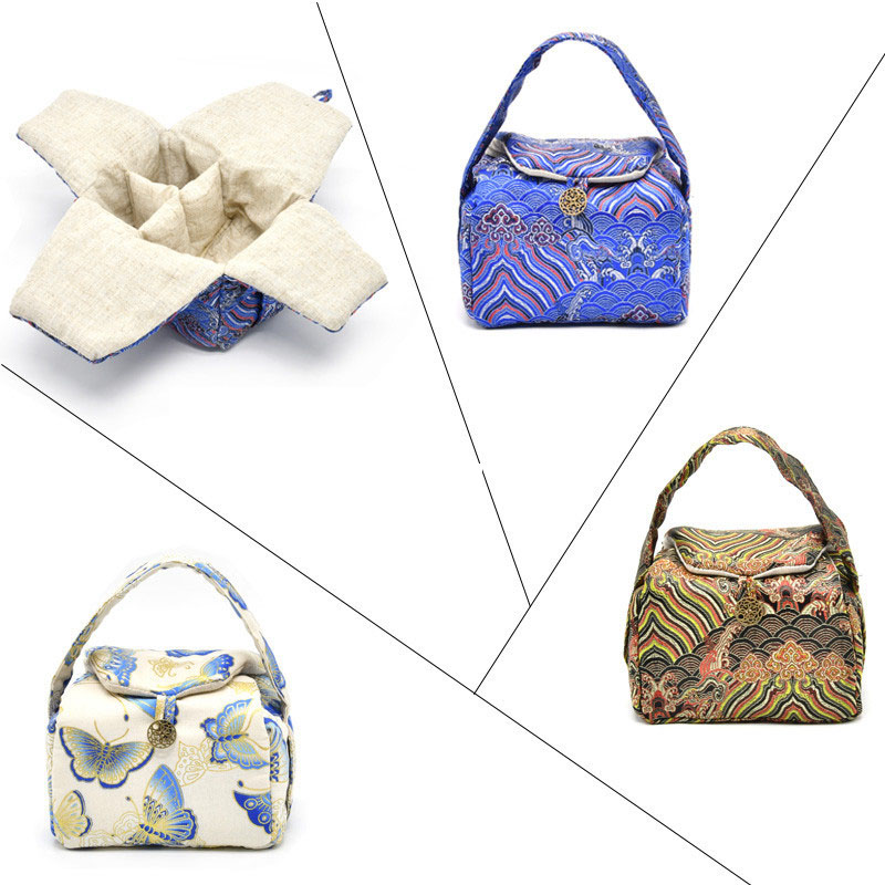 Vintage Teaware Storage Bag Ac - Travel Accessories Jewelry 评论和价格