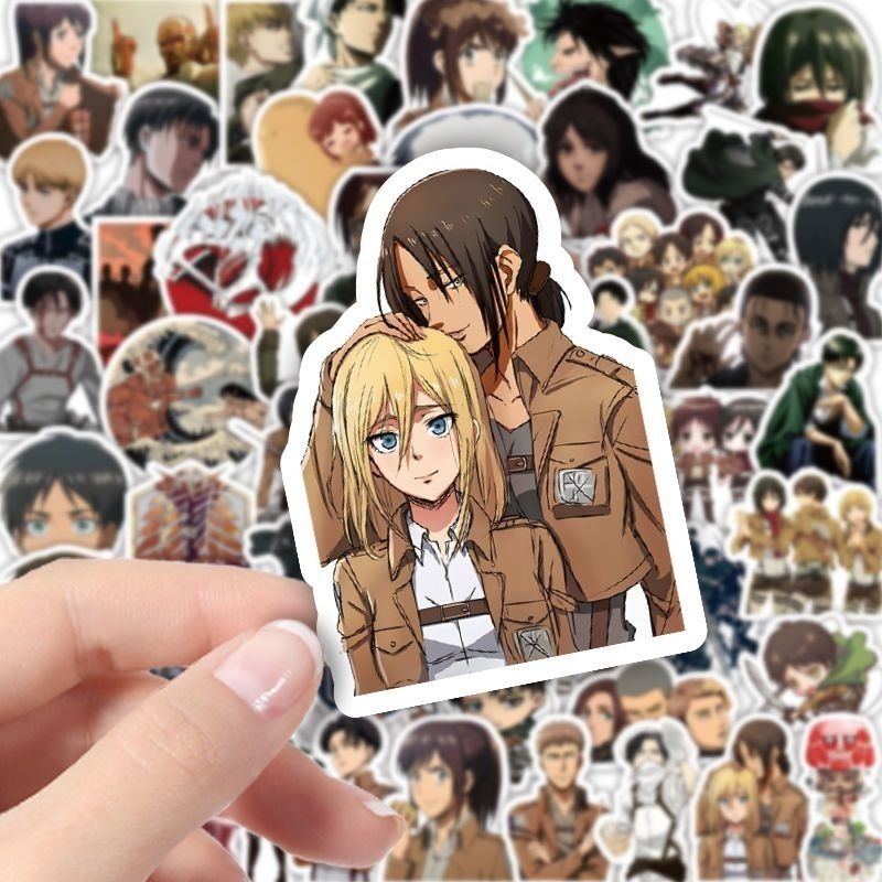 60Pcs Attack on Titan Anime St - Luggage Cover Protector 评论和价格