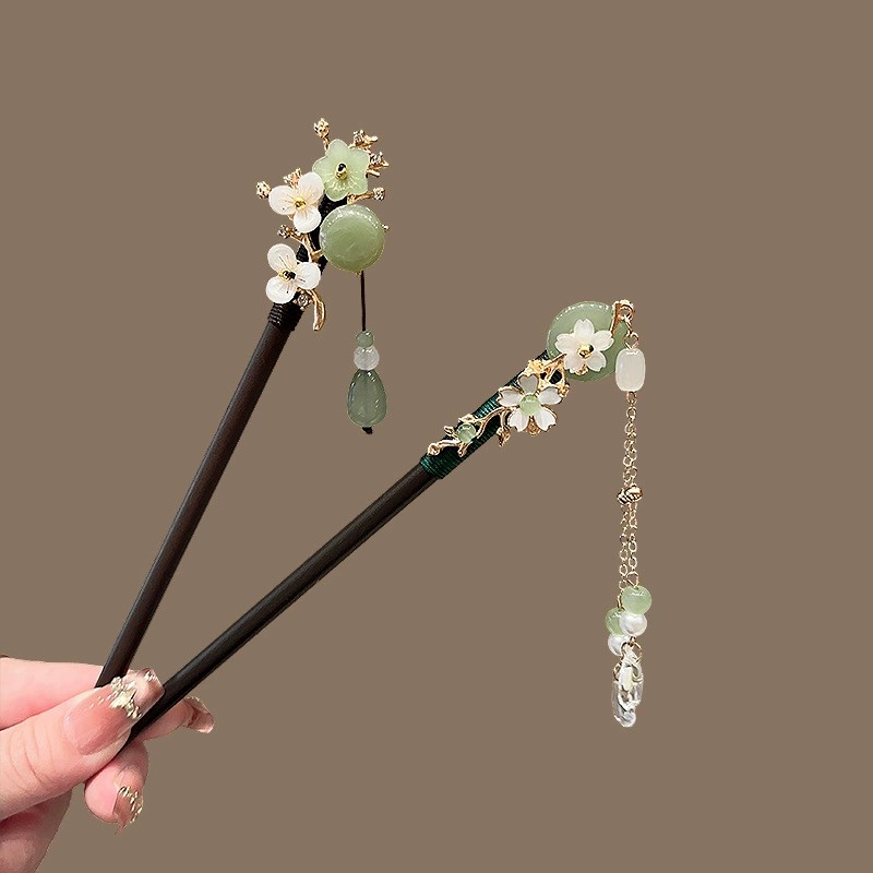 Antique Wooden Hairpin Women's - Travel Accessories Aesthetic 评论和价格