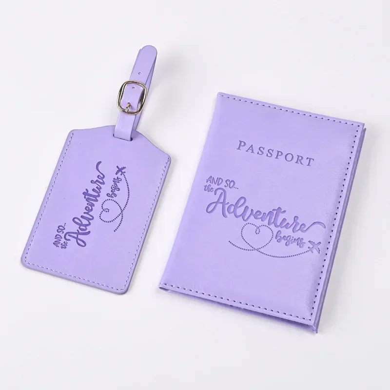 New Purple PU Leather Passport - Travel Accessories Wallet 评论和价格