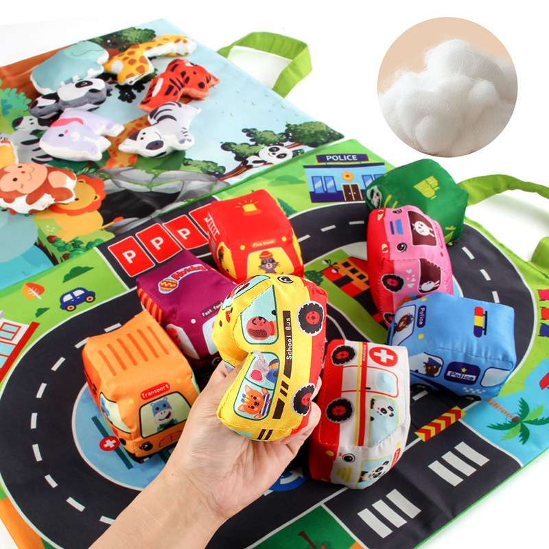 Soft Fabric Car Toy for Babies - Travel Accessories Baby 评论和价格