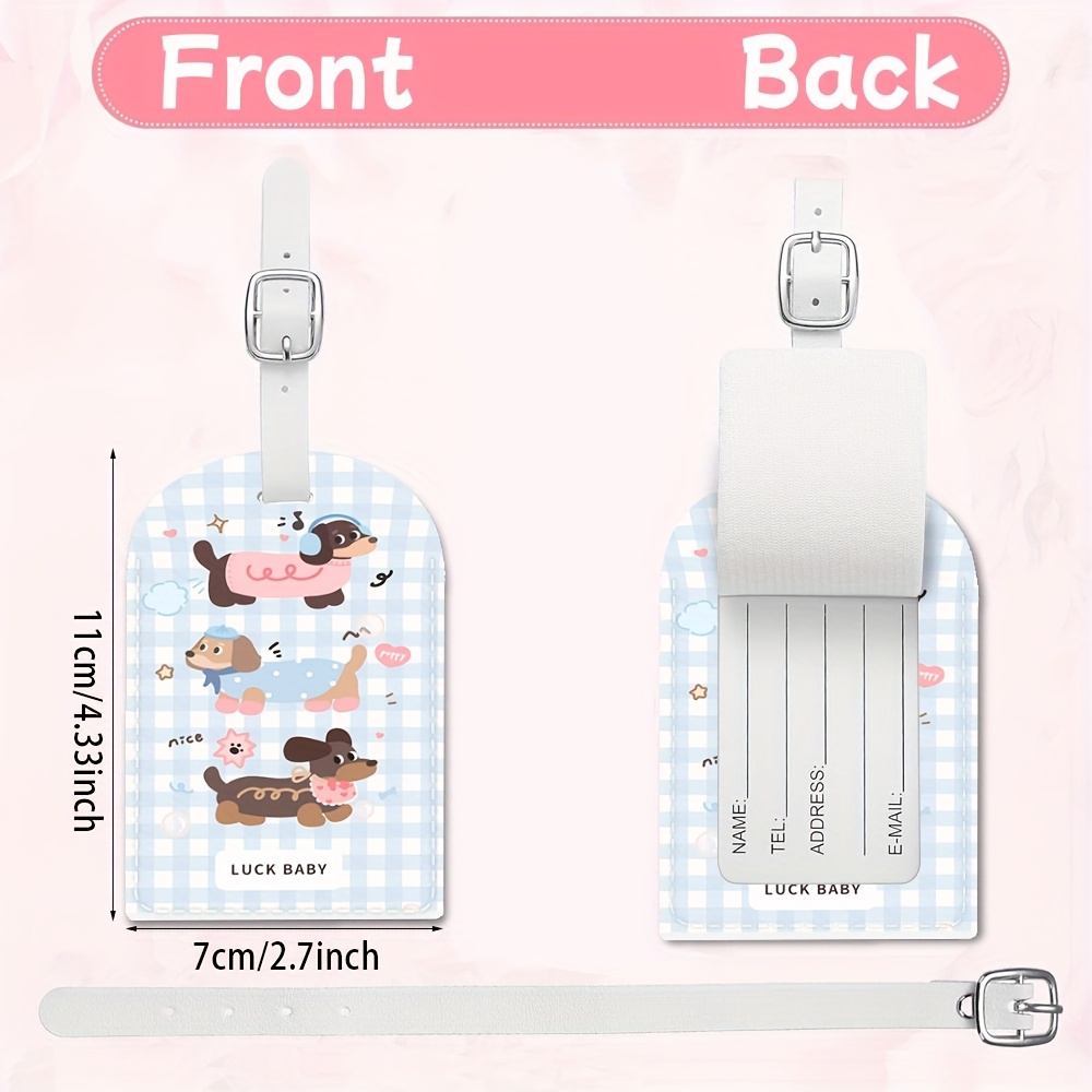 Luggage Tag Made of PU Materia - Travel Accessories As Gifts 评论和价格